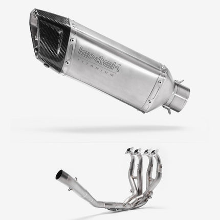 Lextek Titanium ST5 250mm Exhaust System for Kawasaki ZX-6R Ninja (09-20)