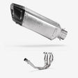 Lextek ST5 Titanium Exhaust System 250mm for Kawasaki ZX-6R Ninja (13-20)