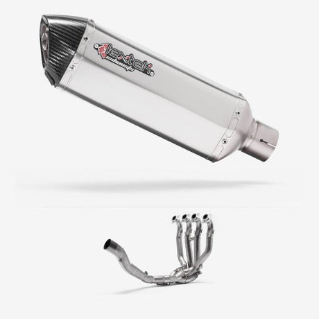 Lextek ST2 Titanium Exhaust System 300mm for Kawasaki ZX-10R Ninja (10-19)