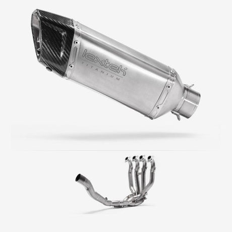 Lextek ST5 Titanium Exhaust System 250mm for Kawasaki ZX-10R Ninja (10-19)
