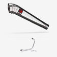 Lextek Stainless Steel MP4 Megaphone Exhaust System 300mm for Lexmoto ZSB 125