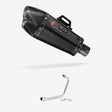 Lextek Stainless Steel XP13C Carbon Fibre Exhaust System 210mm for Lexmoto ZSB 125