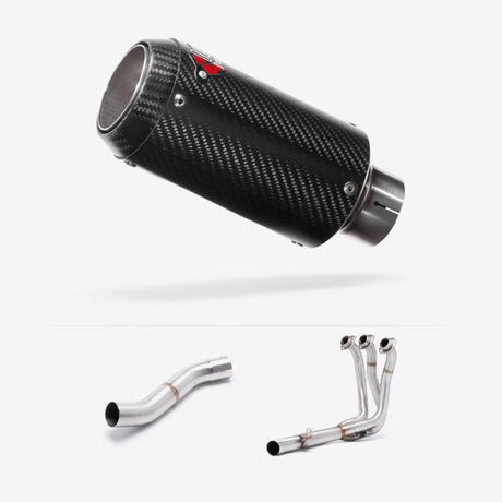 Lextek Stainless Steel CP8C Full Exhaust System 150mm High Level for Yamaha MT-09 (21-24)
