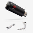 Lextek Stainless Steel CP9C Full Exhaust System 180mm High Level for Yamaha MT-09 (21-24)