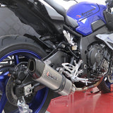 Lextek Matt Stainless Steel VP1 Exhaust 300mm with De-Cat Link Pipe for Yamaha MT-10 (16-24)