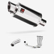 Lextek Stainless Steel YP4 S/Steel Stubby Exhaust System 200mm for Suzuki GSX-S 1000 (21-24)