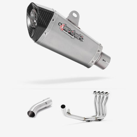 Lextek Stainless Steel XP10 Matt S/Steel Exhaust System 210mm for Suzuki GSX-S 1000 (21-24)