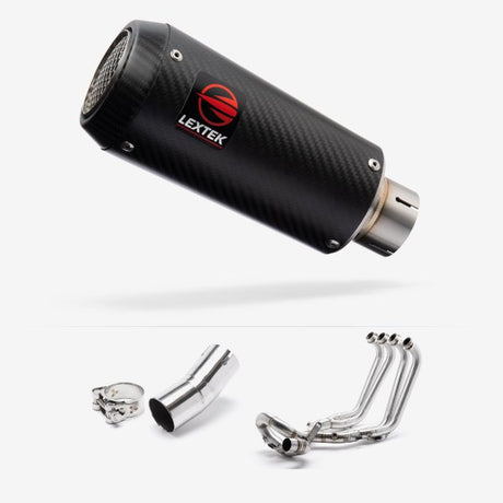 Lextek Stainless Steel CP9C Full Exhaust System for Honda CB1000R (18-24)