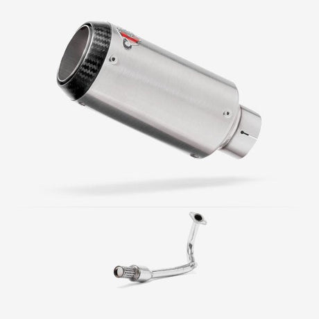 Lextek Stainless Steel CP1 Full Exhaust System for Lexmoto Echo 50 (17-24)