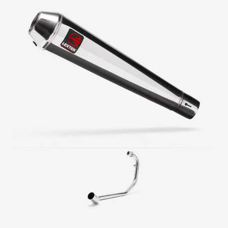 Lextek Stainless Steel AC1 Full Exhaust System for Lexmoto Tempest GT (17-24)