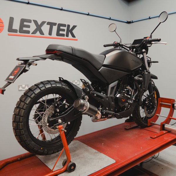 Lextek Stainless Steel CP9C Full Exhaust System for Lexmoto RSS 125 (22-24)