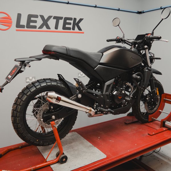 Lextek Stainless Steel AC1 Full Exhaust System for Lexmoto RSS 125 (22-24)