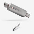Lextek Stainless Steel GP1 Exhaust 240mm for Honda CBR500R (22-24) with Link Pipe