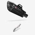 Lextek Stainless Steel XP8C Exhaust 210mm for Honda CBR500R (22-24) with Link Pipe