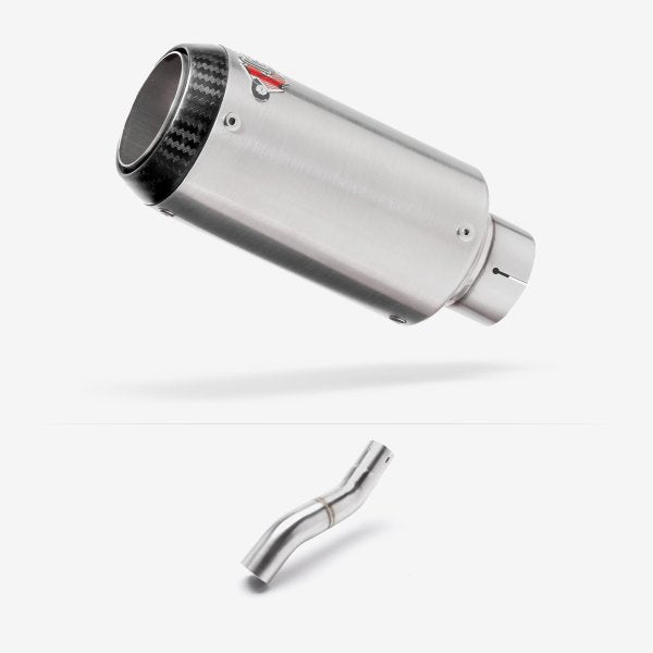 Lextek Stainless Steel CP1 Exhaust 150mm for Honda CBR500R (22-24) with Link Pipe