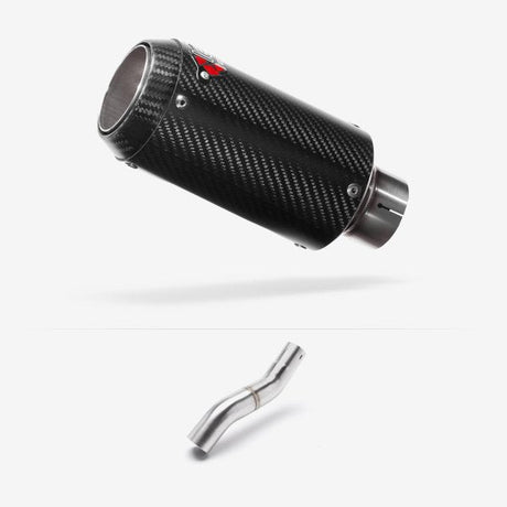 Lextek Stainless Steel CP8C Exhaust 150mm for Honda CBR500R (22-24) with Link Pipe