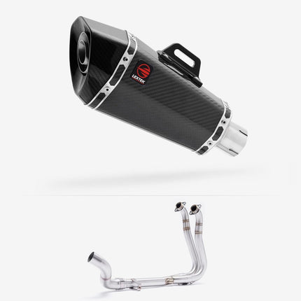Lextek Carbon Fibre XP8C 210mm Exhaust System for Suzuki GSX-8S/R (23-24)