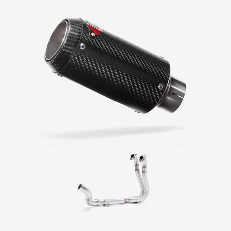 Lextek Stainless Steel CP8C Full Exhaust System for Suzuki GSX-8S (23-24)
