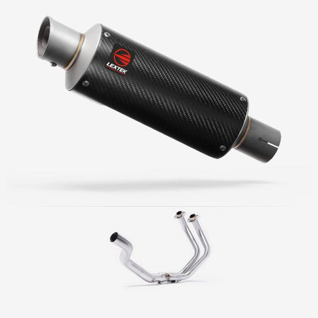 Lextek Stainless Steel GP8C Full Exhaust System for Yamaha  YZF-R7 (21-24) Pillion Mount