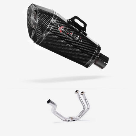 Lextek Stainless Steel XP8C Full Exhaust System for Yamaha  YZF-R7 (21-24) Pillion Mount