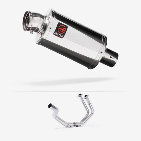 Lextek Stainless Steel OP4 Full Exhaust System for Yamaha  YZF-R7 (21-24) Pillion Mount