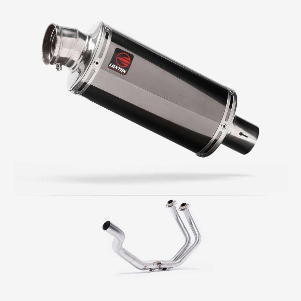 Lextek Stainless Steel OP16 Full Exhaust System for Yamaha  YZF-R7 (21-24) Pillion Mount