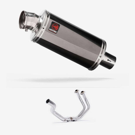 Lextek Stainless Steel OP16 Full Exhaust System for Yamaha  YZF-R7 (21-24) Pillion Mount