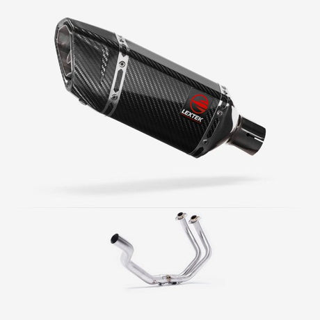 Lextek Stainless Steel SP11C Full Exhaust System for Yamaha  YZF-R7 (21-24) Pillion Mount