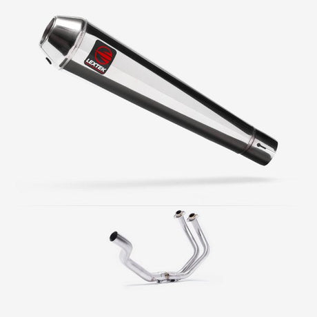 Lextek Stainless Steel OP8C Full Exhaust System for Yamaha  YZF-R7 (21-24) Pillion Mount