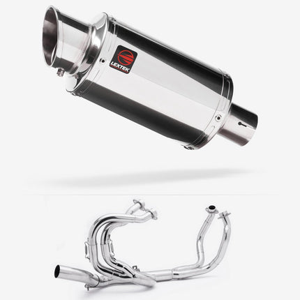 Lextek Stainless Steel YP4 Full Exhaust System with Link pipe for Honda VFR800 2014-2021