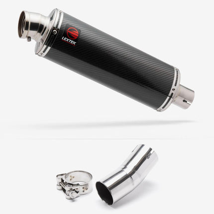Lextek Carbon Fibre OP8C Exhaust with Link Pipe for Honda CB1000R (18-24)