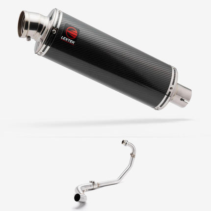 Lextek Carbon Fibre OP8C Full Exhaust System for Lexmoto RSS 125 (22-24)