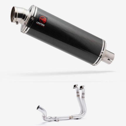 Lextek Carbon Fibre OP8C Full Exhaust System for Suzuki GSX-8S/R (23-24)