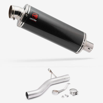 Lextek Carbon Fibre OP8C with Link Pipe for BMW F900 R/XR 2020-2026