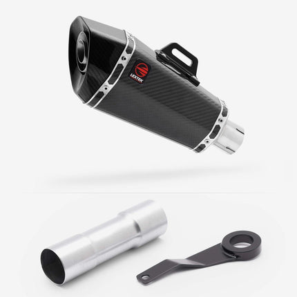 Lextek Carbon Fibre XP8C 210mm Exhaust System for Benelli TRK 702 X