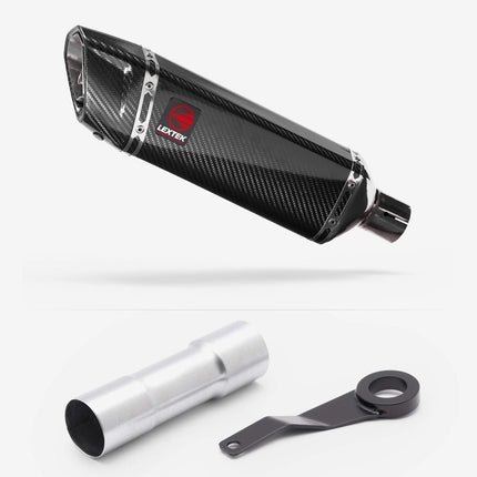 Lextek Carbon Fibre SP9C 300mm Exhaust System for Benelli TRK 702 X