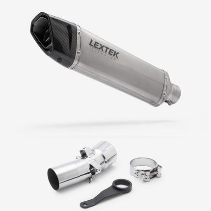 Lextek Titanium ST4 350mm Exhaust with Link Pipe for BMW R1250 GS 2019-2024