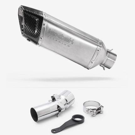 Lextek Titanium ST5 250mm Exhaust with Link pipe for BMW R1250 GS 2019-2024