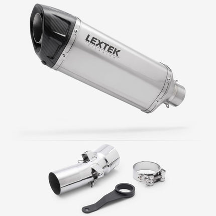 Lextek Titanium ST9 300mm Exhaust with Link Pipe for BMW R1250 GS 2019-2024