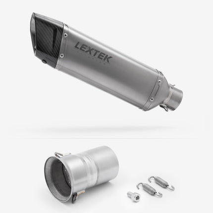 Lextek Titanium ST3 300mm Exhaust with Titanium Link Pipe for KTM 1290 Superduke GT 2021-2024