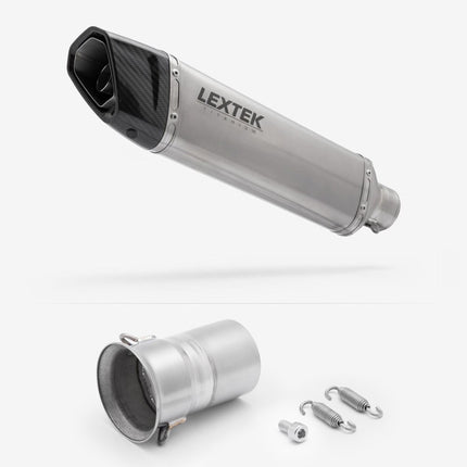 Lextek Titanium ST4 350mm Exhaust with Titanium Link Pipe for KTM 1290 Superduke GT 2021-2024