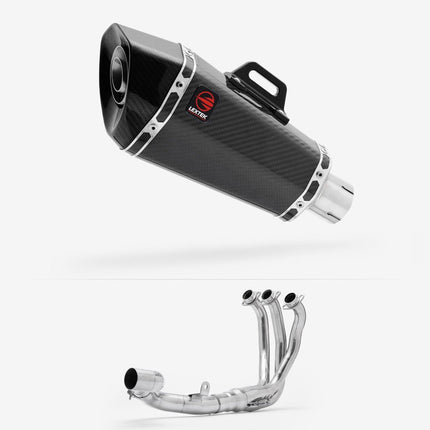 Lextek Carbon Fibre XP8C 210mm Exhaust System for Yamaha Tracer 9 GT 2021-2024