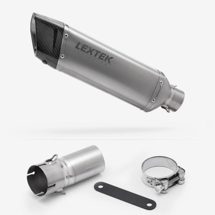 Lextek Titanium ST3 300mm Exhaust with Titanium Link Pipe for BMW R1300 GS 2023-2025
