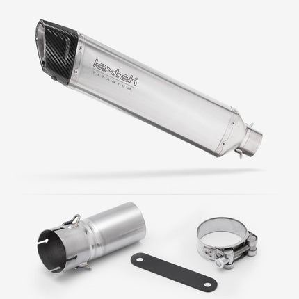 Lextek Titanium ST8 400mm Exhaust with Titanium Link Pipe for BMW R1300 GS 2023-2025