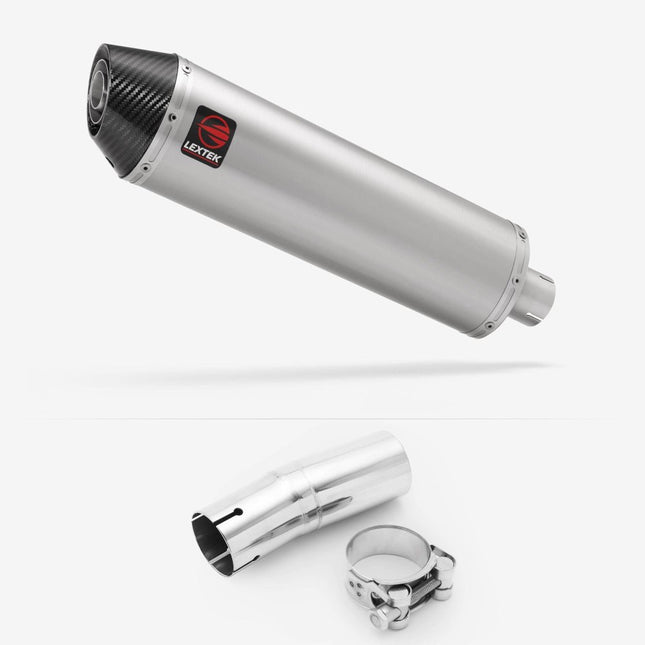 Lextek Matt Stainless Steel RP1GL 400mm for Triumph Tiger 900 Gt Pro 2020-2026