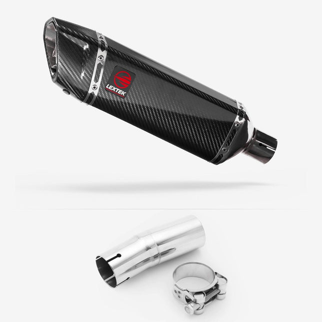 Lextek Gloss Carbon Fibre SP9C 300mm for Triumph Tiger 900 Gt Pro 2020-2026