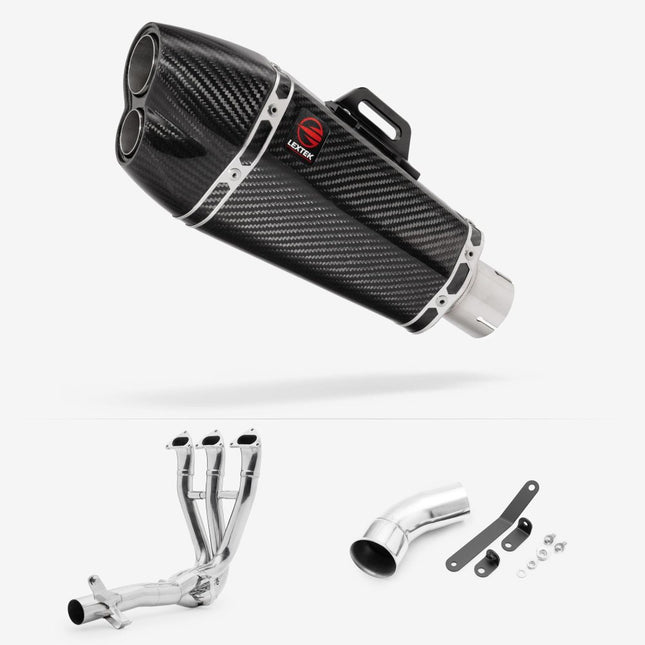 Lextek Carbon Fibre XP13C 210mm Full system for Triumph Speed Triple 1200 2021-2024
