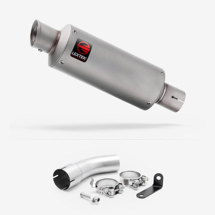 Lextek Matt Stainless Steel GP1 240mm with Link pipe for Suzuki GSX-S 1000 GX 2024-2026
