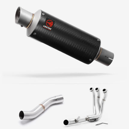 Lextek Carbon Fibre GP8C 240mm High Level Full system for Yamaha MT-09 2024-2026