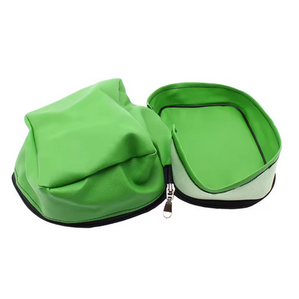 Rear Fender Tool Bag Green Leather Waterproof